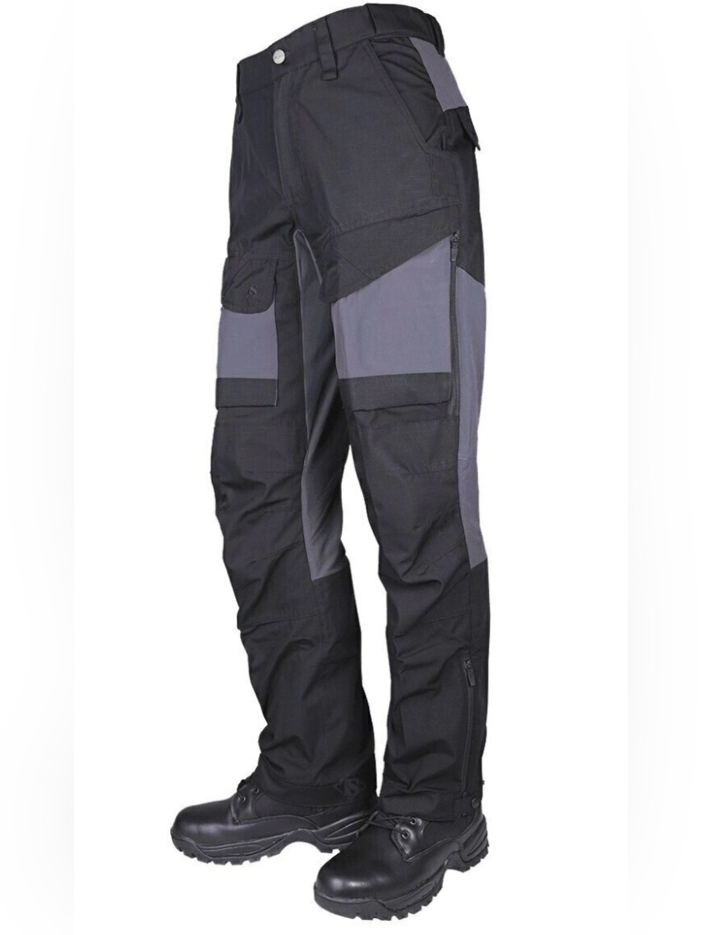 Tru-Spec Men's 24/7 Series Polyester/Cotton Rip-Stop Xpedition Black/Charcoal Pa